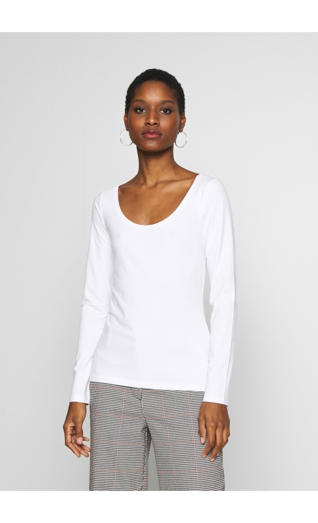 BASIC ROUND NECK LONG SLEEVES TOP - Long sleeved top