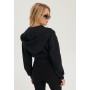 Zip-up sweatshirt - black