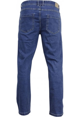 Henson & Henson Mens Denim Work Trousers Straight Leg