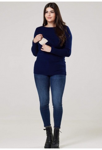 MATERNITY NURSING - Jumper - dark blue