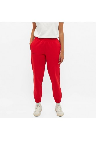 Pangaia 365 Signature Track Pant in Apple Red