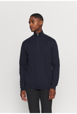 SLHBERG HALF ZIP - Jumper - navy blazer