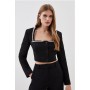 Black Lydia Millen Tailored Compact Stretch Embellished Jacket