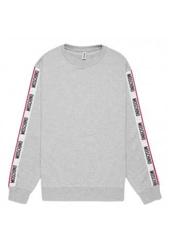 Moschino Tape Sweater In Grey