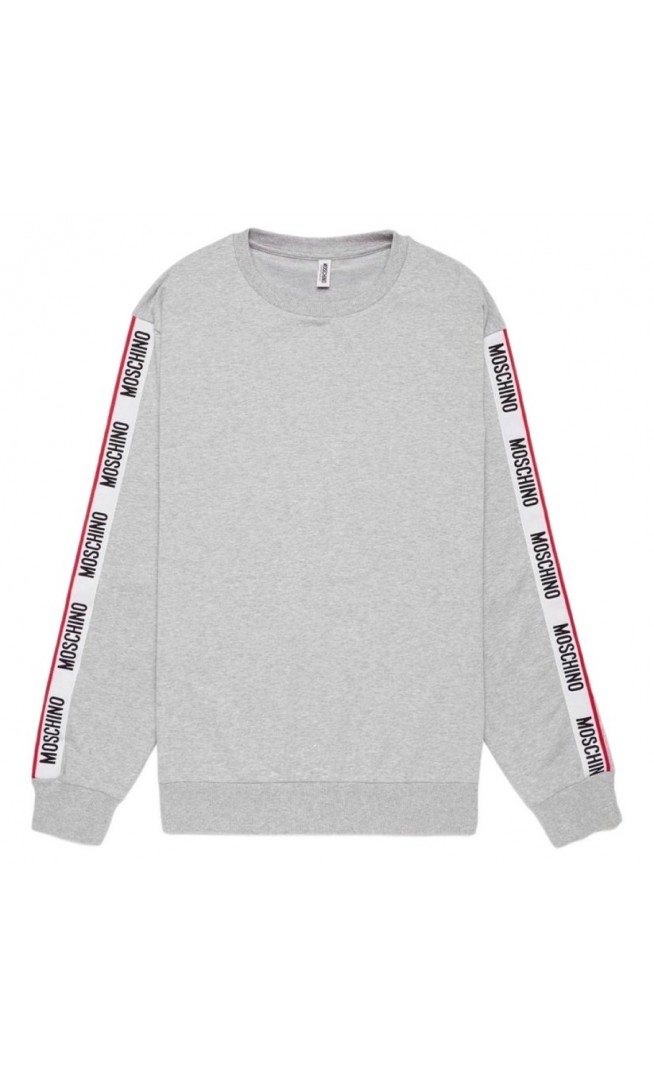 Moschino Tape Sweater In Grey