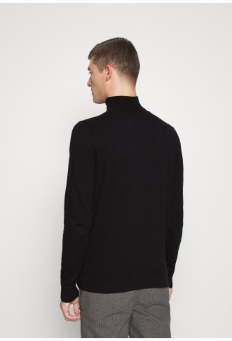 BASIC TURTLENECK - Jumper - black