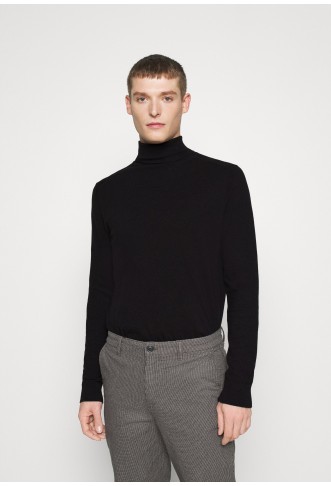 BASIC TURTLENECK - Jumper - black