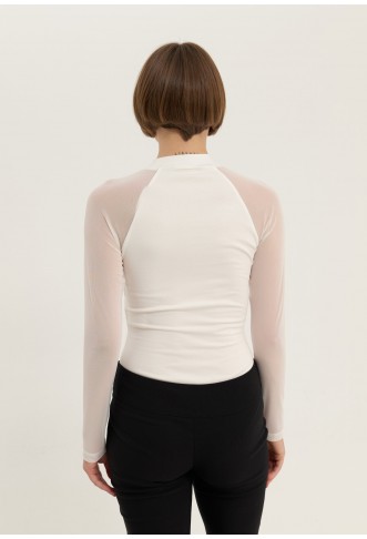 Long sleeved top - white