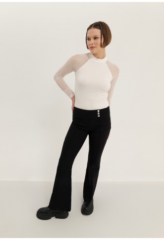 Long sleeved top - white