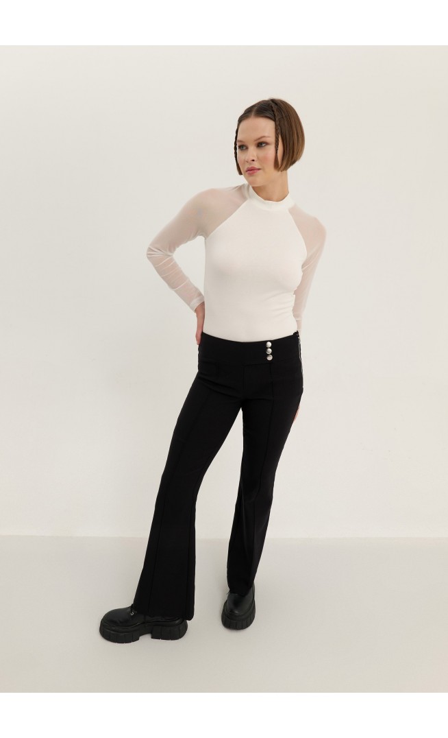 Long sleeved top - white