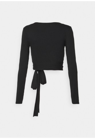 Long sleeved top - black