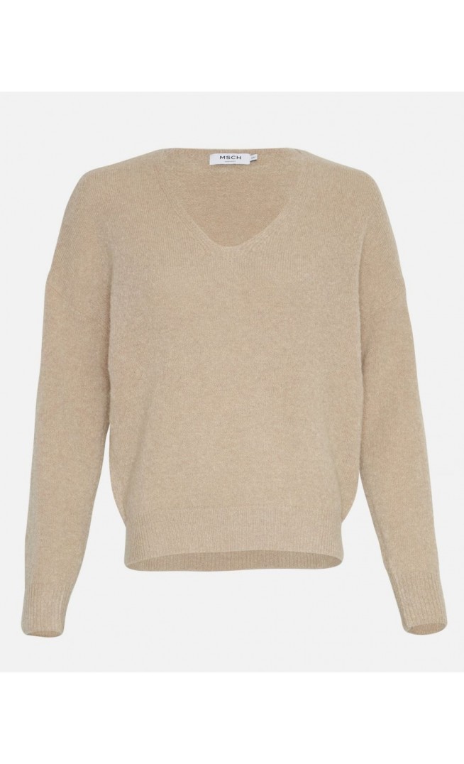 MSCHFemme Mohair V Neck Pullover