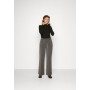 PHILLIPA PRESS - Trousers - dark grey melange