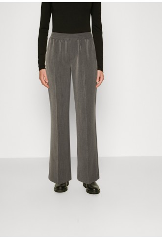 PHILLIPA PRESS - Trousers - dark grey melange