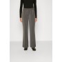 PHILLIPA PRESS - Trousers - dark grey melange