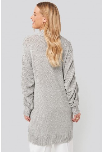 Glittery Knitted Long Sweater