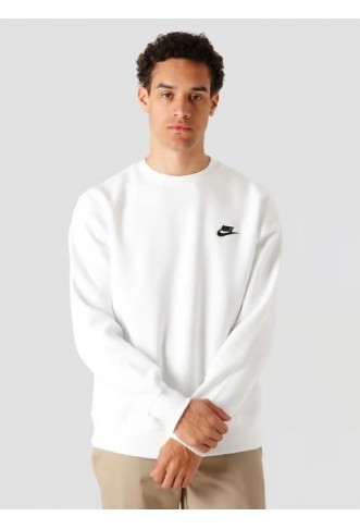 Sportswear Club Crewneck White Black Bv2662