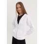 Zip-up sweatshirt - white