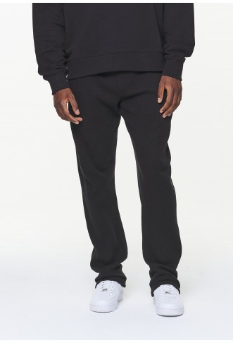 QUAT WIDE - Tracksuit bottoms - vintage washed onyx black