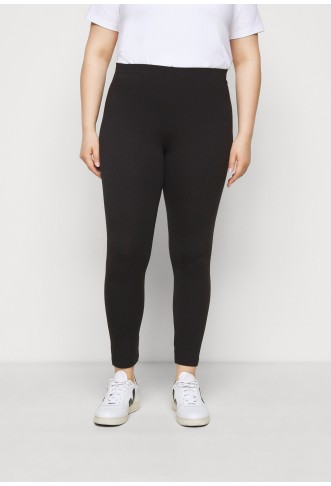 LENGHT LEGGING - Leggings - Trousers - black