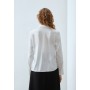 Button-down blouse - white