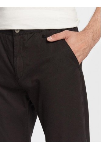 Brave Soul MTR-ARMSTRONG Black Regular Fit Fabric Trousers