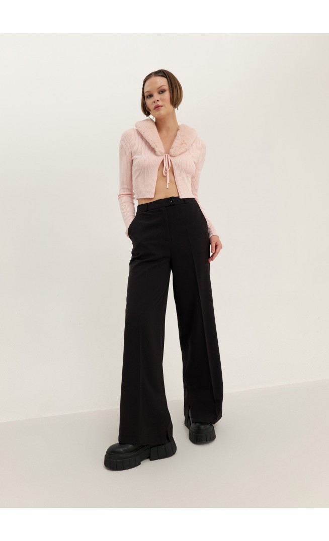 Trousers - black