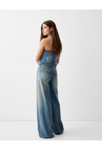 Wide leg jeans