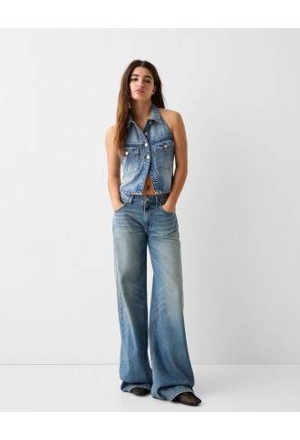 Wide leg jeans