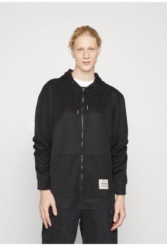 MARIO UNISEX - Zip-up sweatshirt - black