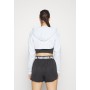 FIT MOVE CROP HOODIE - Hoodie - icy blue