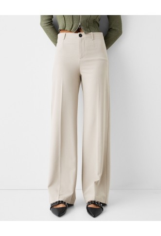 Wide-leg tailoring trousers