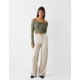 Wide-leg tailoring trousers