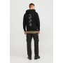 JORDOODLE HOOD UNISEX - Sweatshirt - black