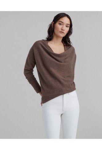 Cowl Neck Cashmere Sweater