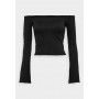 Long sleeved top - black