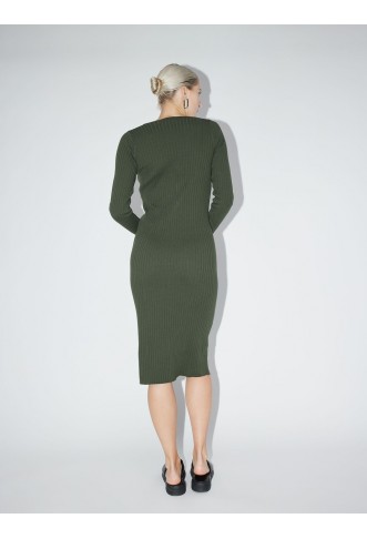 LE GER BY LENA GERCKE KNITTED DRESS JOSEFIN IN GREEN