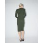 LE GER BY LENA GERCKE KNITTED DRESS JOSEFIN IN GREEN