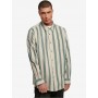 Urban Classics Regular fit Button Up Shirt in Cream, Green