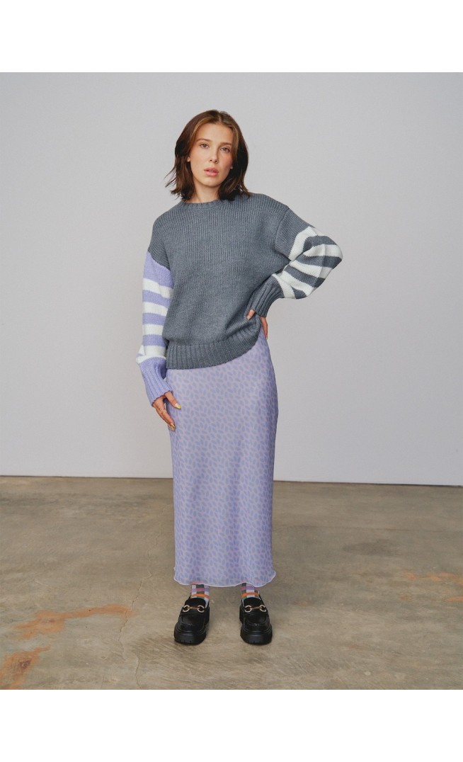 florence by mills exclusive for ABOUT YOU Sweater 'Rested' in Dusty Blue