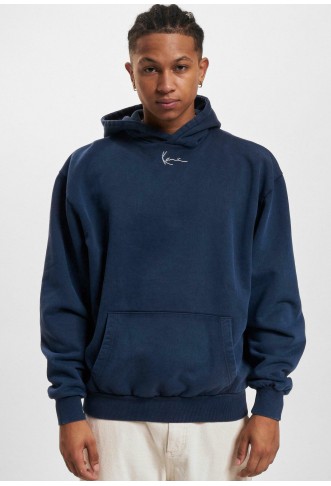 SMALL SIGNATURE OS HEAVY SWEAT WASHED - Hoodie - navy