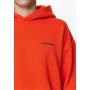 DEVON OVERSIZED HOODIE - Hoodie - washed signal red