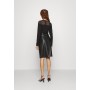 VIPEN COATED SKIRT - Pencil skirt - black