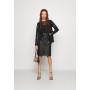 VIPEN COATED SKIRT - Pencil skirt - black