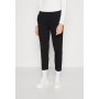 TRACKPANTS CROPPED - Tracksuit bottoms - black