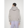 REGULAR BOXY ZIP HOODIE - Zip-up sweatshirt - light grey solid