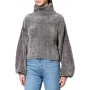 Urban Classics Women's Knitted Jumper, Short Oversized Sweater,