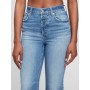 High Rise Cheeky Straight Jeans with Washwell