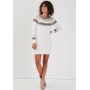 GERADES - Robe pull - ecru