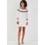 GERADES - Robe pull - ecru